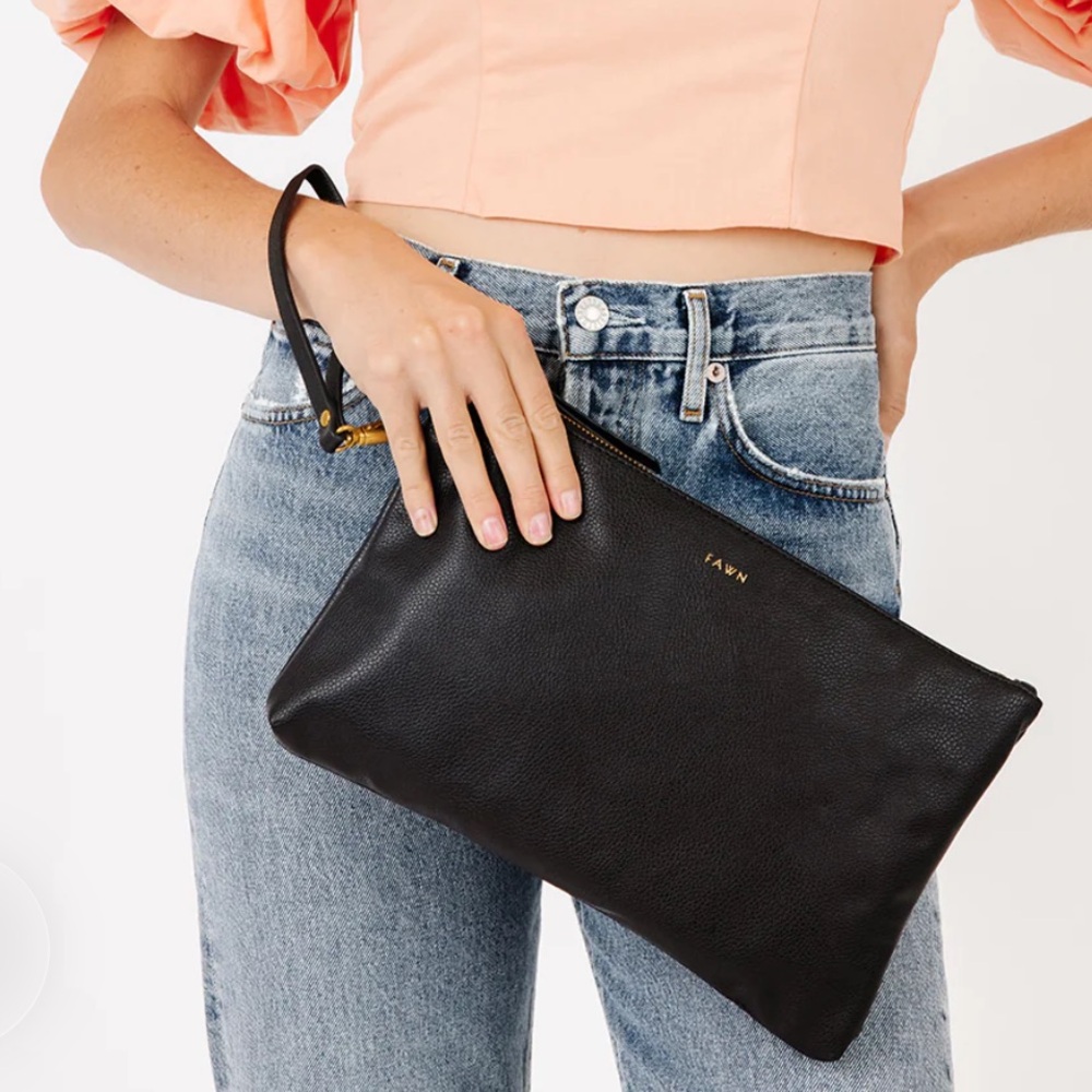 Fawn Design The Changing Clutch - Black